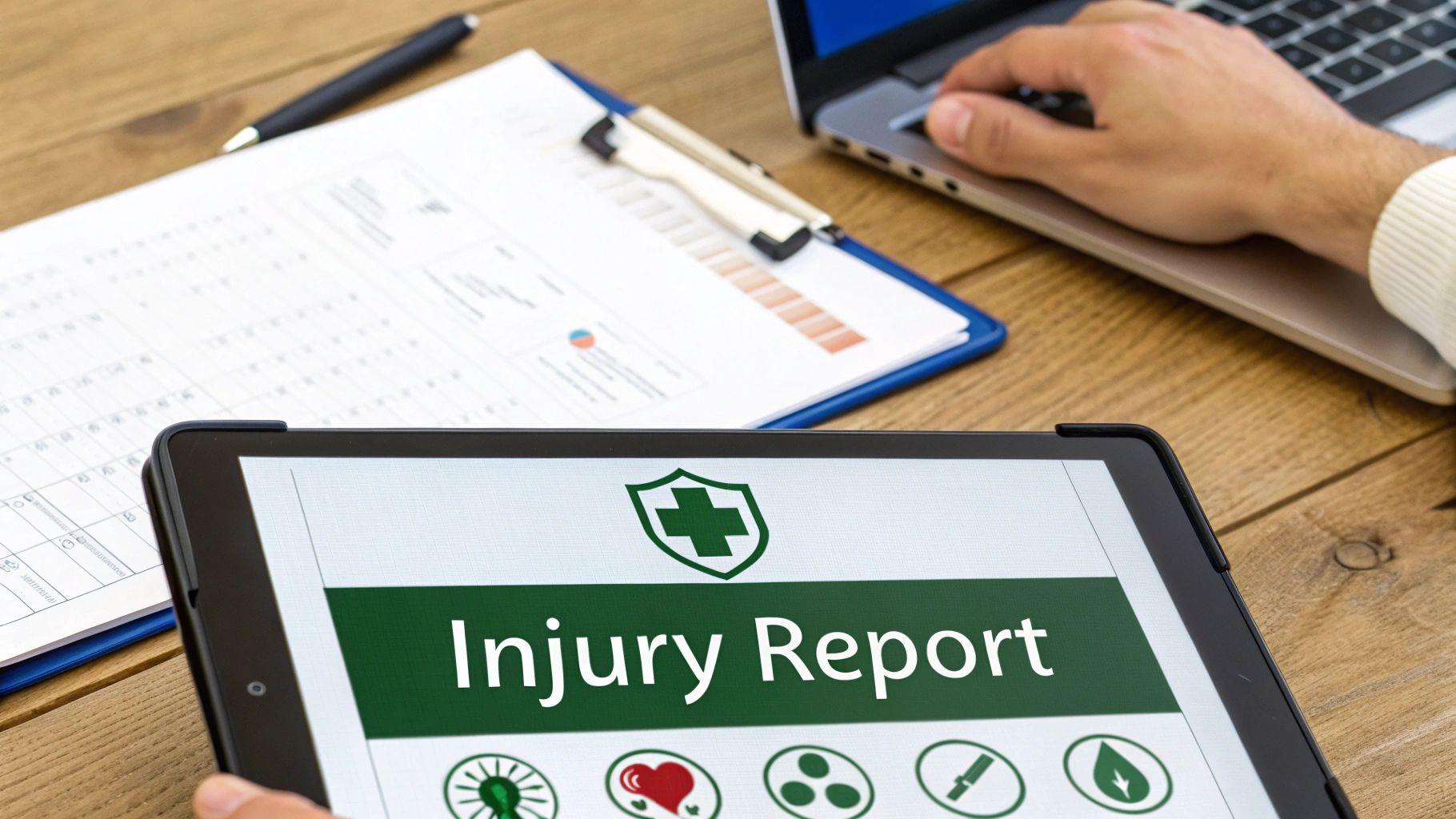 Monitor Player Injury Reports and Status
