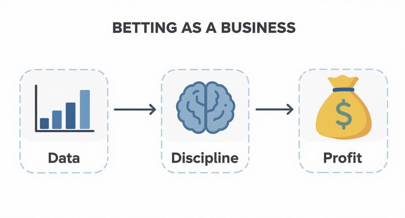 Infographic about can you make a living betting on sports