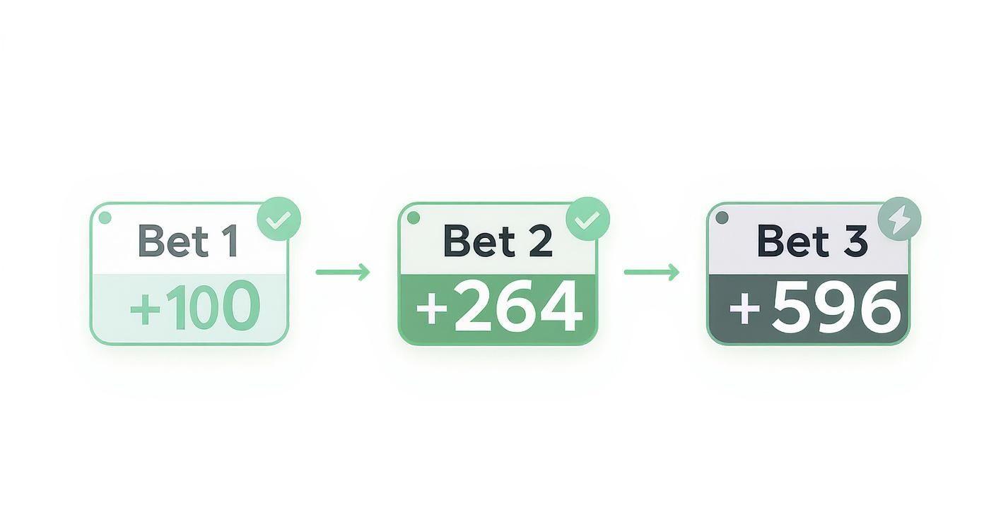 Infographic about what is a parlay in betting