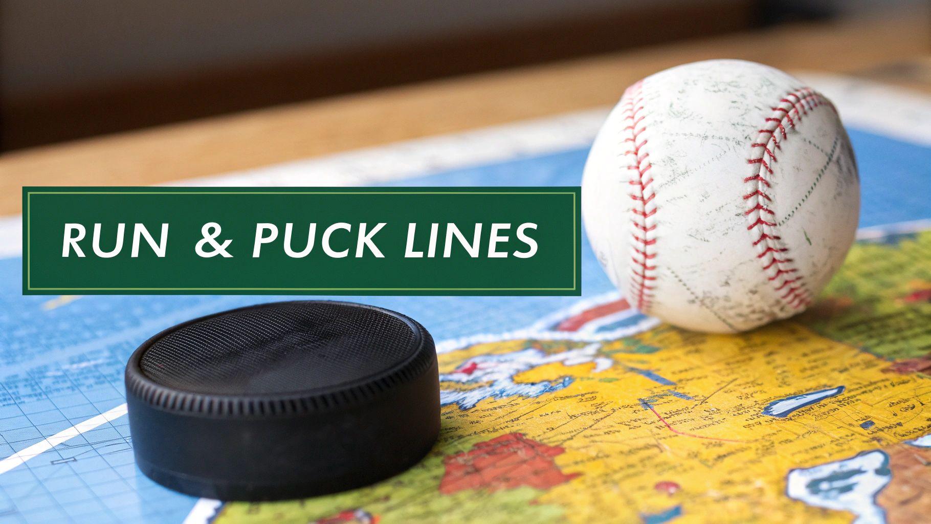 Hockey players in the middle of an intense game