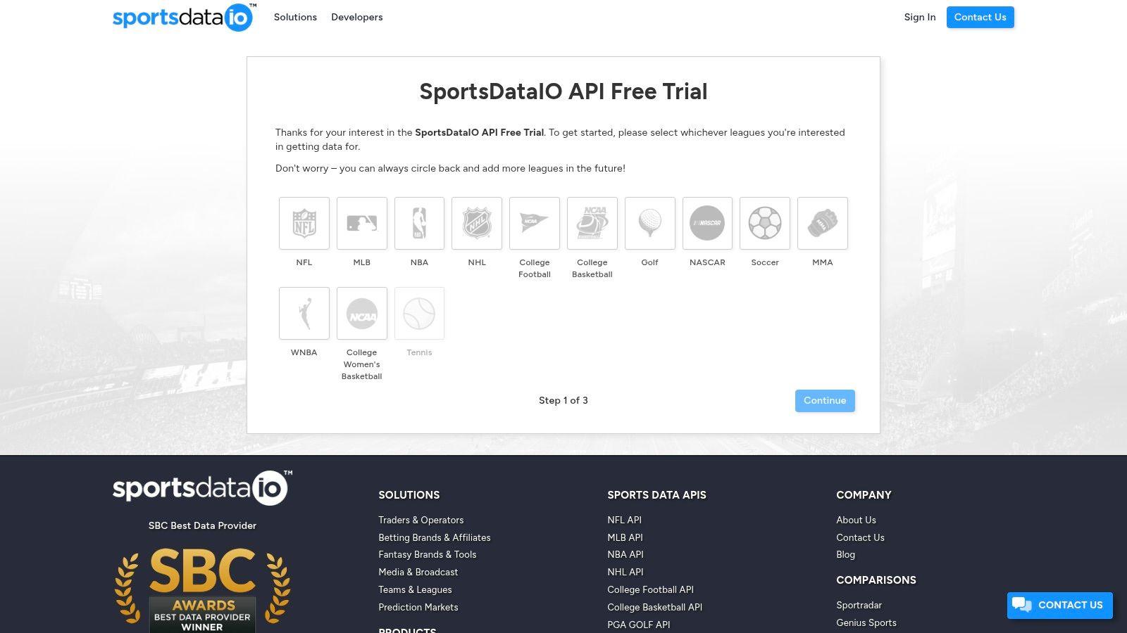 SportsDataIO (US‑based)