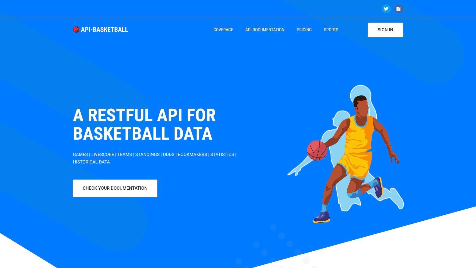 API‑Basketball (by API‑Sports)