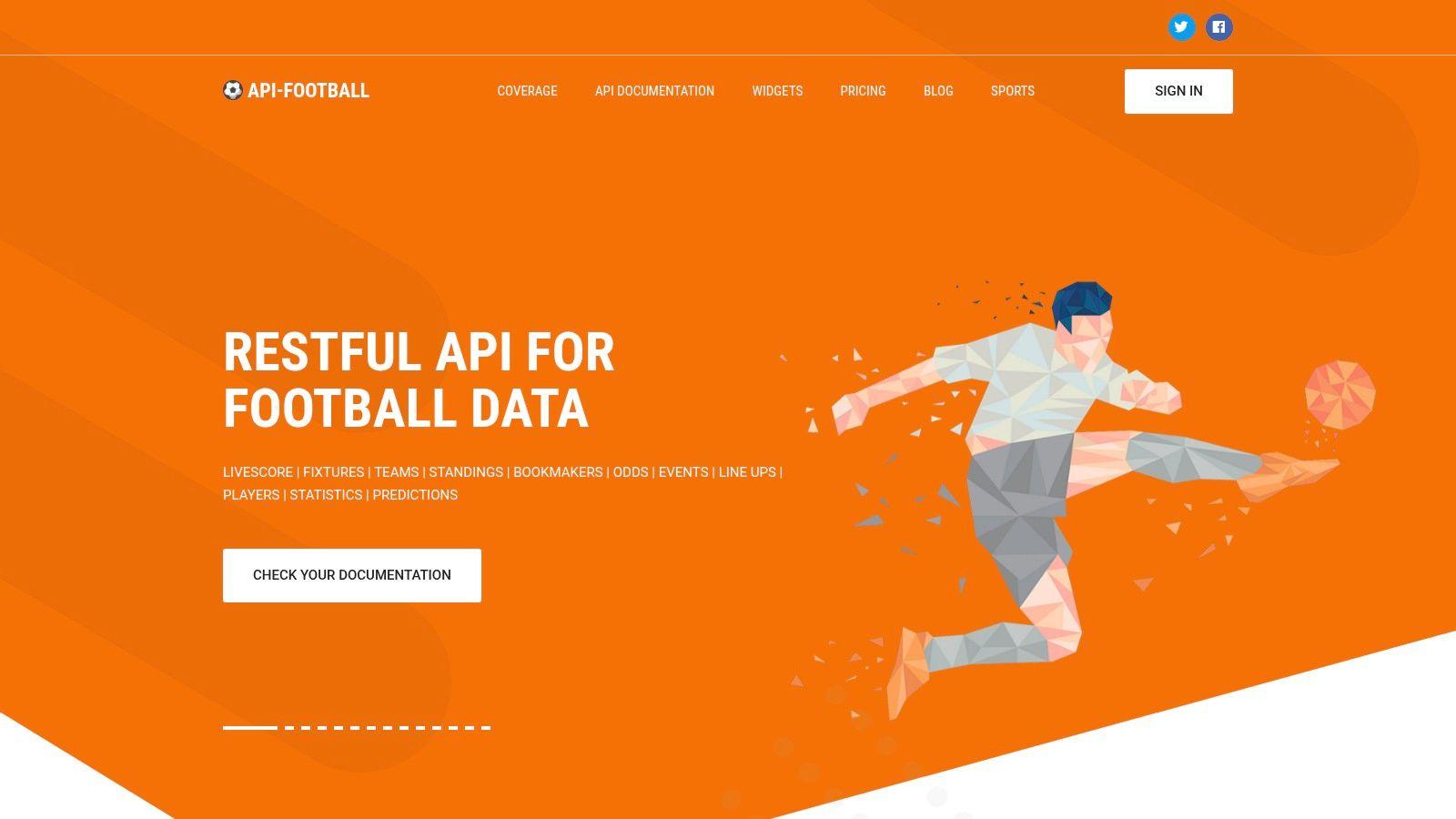 API‑Football (by API‑Sports)